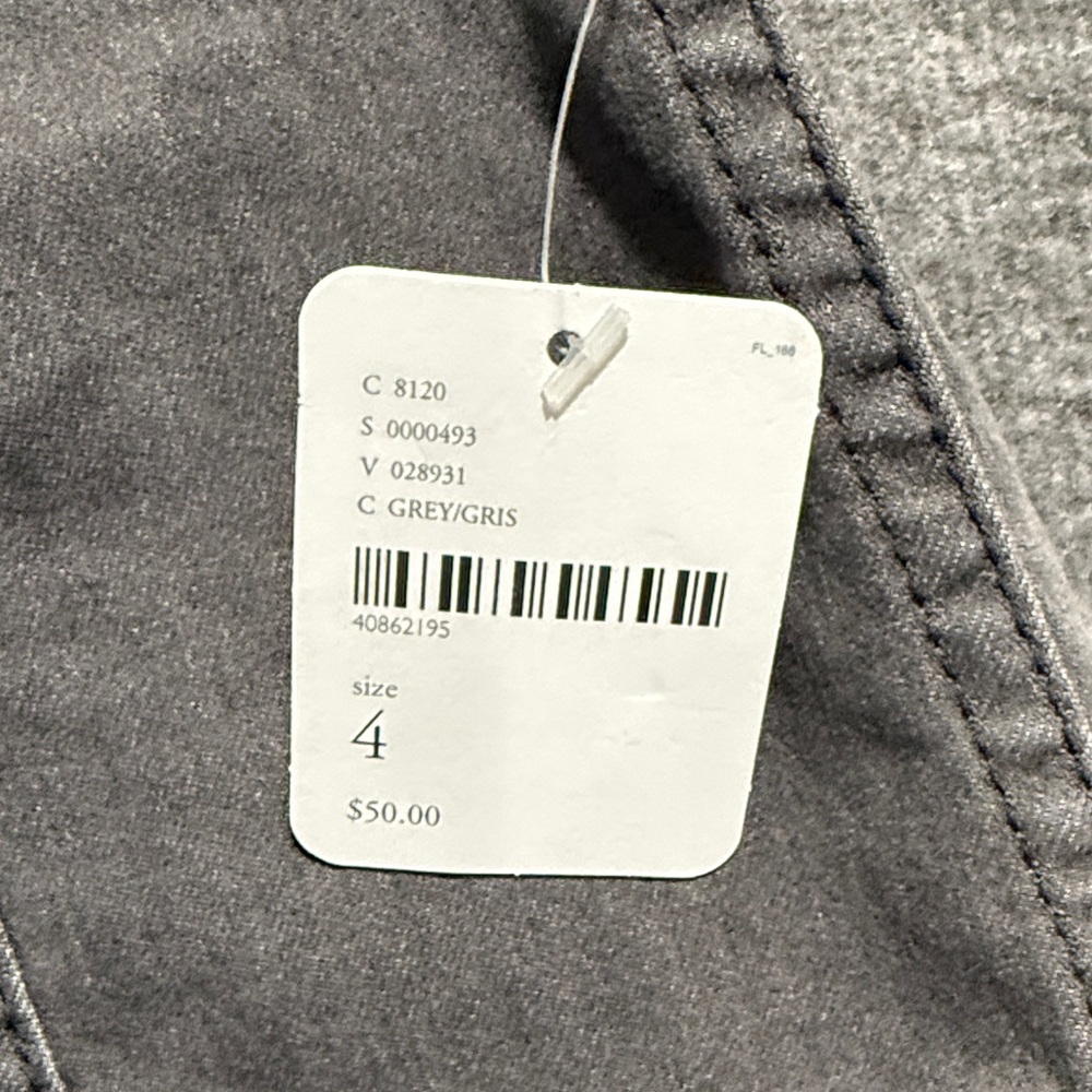 NWT Free People Grey Panel Mini Skirt Women’s Size 4 - Picture 3 of 7